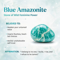 Empire of Her Own – Premium Blue Amazonite Bracelet
