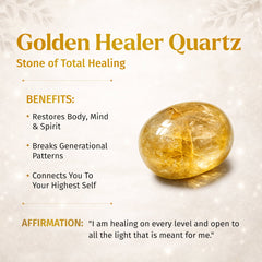 The Master Reset – Golden Healer Quartz Bracelet