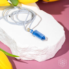 The Aura Shield - Rare Kyanite Pendant